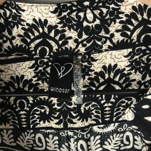 🍄Elephant Dress Windsor Black and white size L - Picture 3 of 4